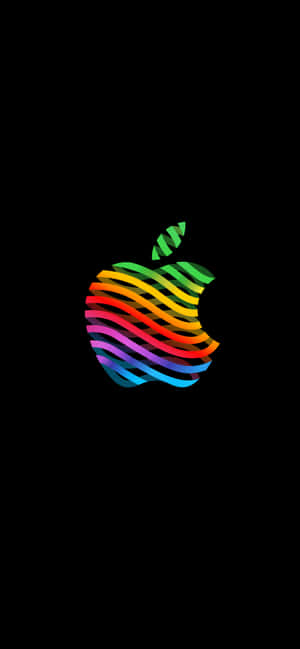 Ретро Логотип Apple — iPhone X Шпалери