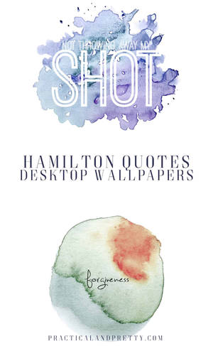 Эстетичные обои с песнями Hamilton My Shot и Forgiveness — Galaxy Tab Шпалери