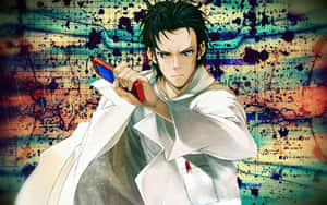 Ринтаро Окабэ — эксцентричный ученый из Steins;Gate — 2560x1080 Шпалери