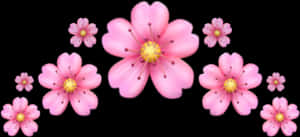 #емодзі #корона #рожевий #квітка #корона #емодзі #квітка #троянда - Iphone Flower Emoji Png, Transparent Png — Розовый цветочный Шпалери