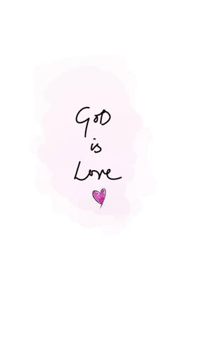 Розовое сердце I Love Jesus iPhone — RedMagic Astra 2 Шпалери