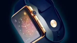 Обои с роскошным золотым безелем Apple Watch — Apple Watch Шпалери