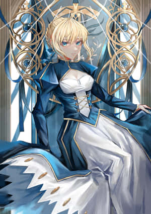 Сейбер Fate Stay Night — Vivo Pad5e Шпалери