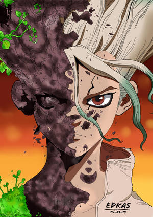 Сэнку Исигами в Dr Stone обои — OnePlus Pad 2 Pro Шпалери