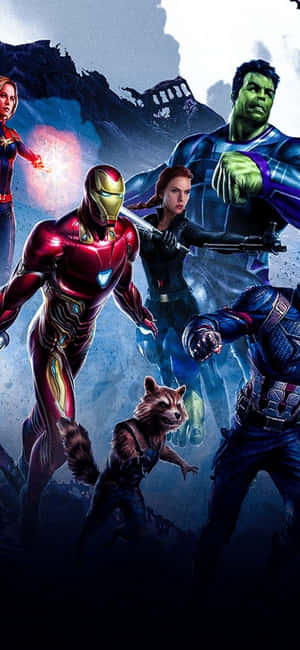 Iphone Xs Marvel's Avengers фон — Tecno Camon 50 Pro Шпалери
