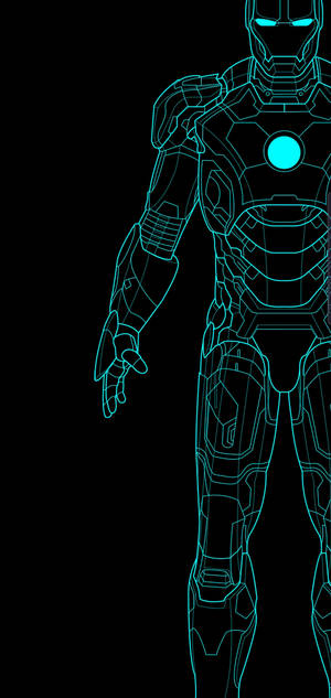 Синий Ironman S10+ — Экономия заряда Шпалери