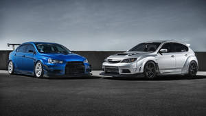Сині і серебристі JDM автомобілі