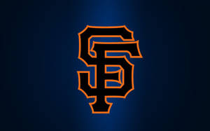 Синій чорний логотип San Francisco Giants — Темно-синя естетика Шпалери