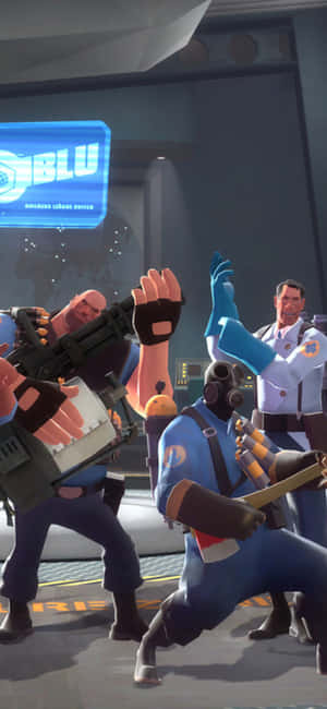 iPhone Xs Team Fortress 2 фон — Realme C83 Шпалери