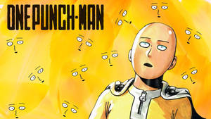 Шпалери зі смішним аніме-Саітамою з One Punch Man — Смішне аніме Шпалери