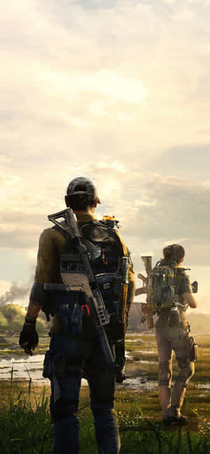 Iphone Xs Max The Division Background — POCO M8 Pro Шпалери
