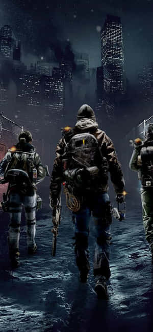Iphone Xs Max The Division Background — Galaxy A57 Шпалери