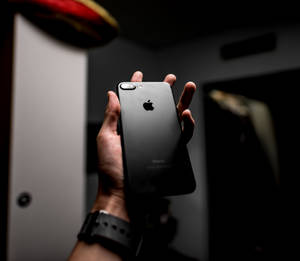 макросъемка черного iPhone 7 Plus