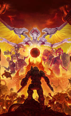 Pixel 3xl Doom Background — Xiaomi Pad Mini Шпалери