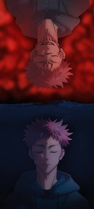 Sukuna And Yuji Jujutsu Kaisen IPhone — POCO C71 Шпалери