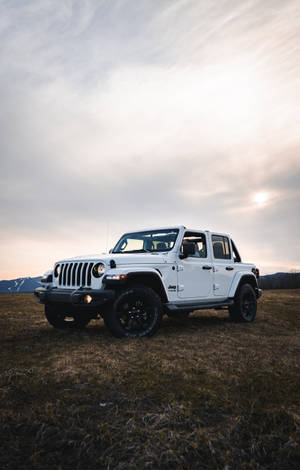 Супер белый Wrangler Jeep обои — Honor Pad Шпалери