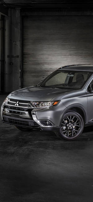Обої сірий Mitsubishi Outlander — iPhone 18 Шпалери