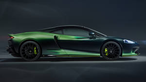 Автомобили McLaren GT Verdant McLaren McLaren GT Verdant Тема от MSO Зеленый автомобиль Автомобиль HD Обои | Фоновое изображение — Темна тема Шпалери