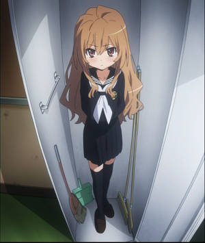 Обої Toradora Тайга Айсака в шкафу. — Motorola Razr Ultra 2026 Шпалери