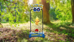 Торчик з логотипом Pokemon Go Community Day — Відеогра гіф Шпалери