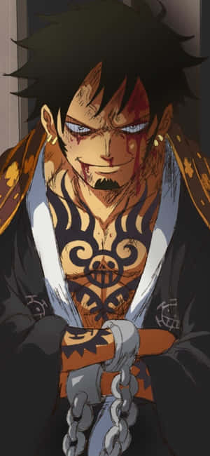 Trafalgar D Water Law One Piece Lock Screen Anime — Vivo V70 FE Шпалери