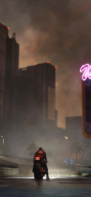 Pixel 3xl Cyberpunk 2077 Фон — Twilight Шпалери