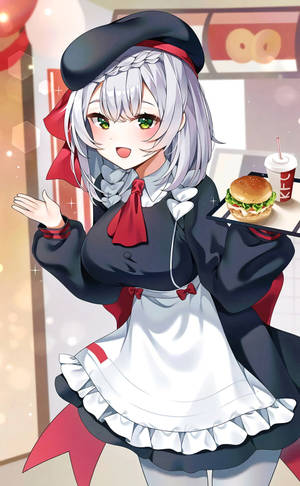 Обои с фан-артом Ноэль в стиле KFC — Redmi Pad 2 9.7 Шпалери
