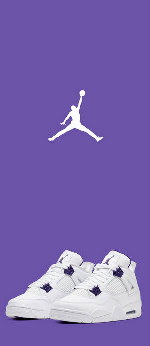 Фиолетовый Jordan — Galaxy Z Flip Шпалери