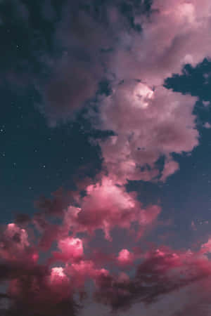 Фиолетовые облака 1280 x 1920 фон — Vivo Pad SE Шпалери