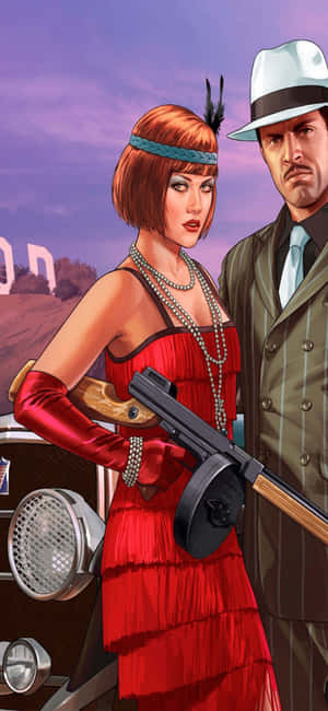 Фон iPhone X Grand Theft Auto V — Galaxy S25 Шпалери