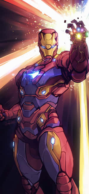 Фон iPhone X: Iron Man — Redmi Note 15 Шпалери