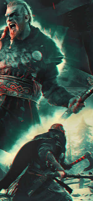 Фон iPhone Xs Assassin's Creed Valhalla — Infinix Smart Шпалери