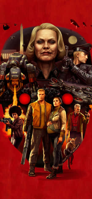 Фон Iphone Xs «Wolfenstein II» — Redmi Note Шпалери