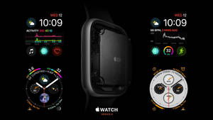 Обои с характеристиками Apple Watch Series Four — Apple Watch Шпалери