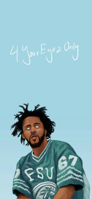 Обои J Cole цифровой арт — iPhone 13 Mini Шпалери