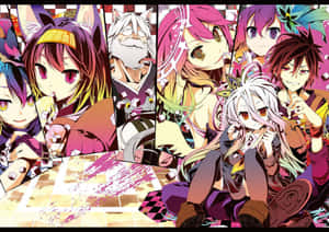 Фон No Game No Life — ノーゲーム・ノーライフ Шпалери