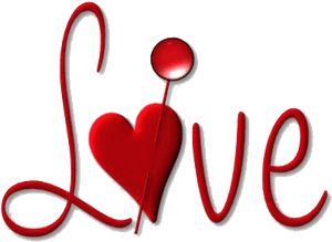 Кохання - Серце з написом Love Png — Кохання Шпалери