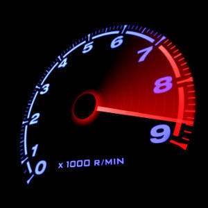 Червоні цифри Speedtest — Червона естетика GIF Шпалери
