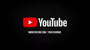 Черний YouTube Ваш канал обої — Экономия заряда Шпалери