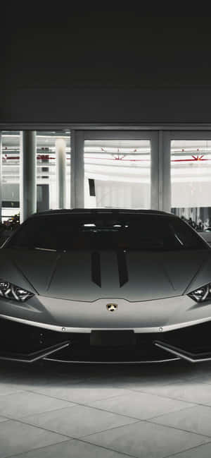 Черный Lamborghini iPhone — Vivo X500 Pro Max Шпалери