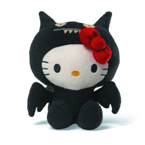 Шпалери з чорною вампіркою Hello Kitty на Хелловін — Hello Kitty Хелловін Шпалери