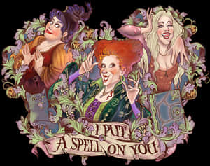 Прозорий кліпарт Hocus Pocus — безкоштовне PNG Hocus Pocus — Відьомська естетика Шпалери