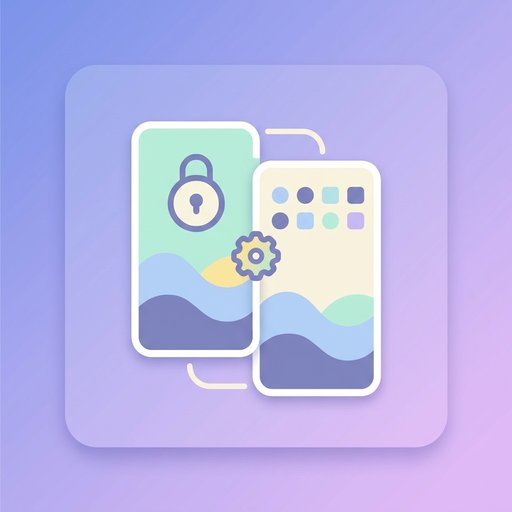 Пара екрана блокування та головного екрана | wallpaper image tool preview